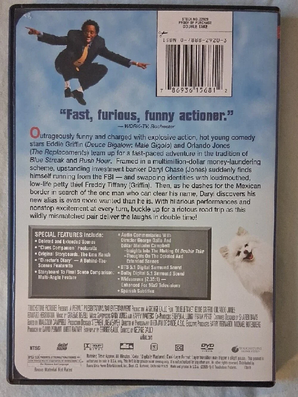 Double Take (DVD) - Eddie Griffin & Orlando Jones